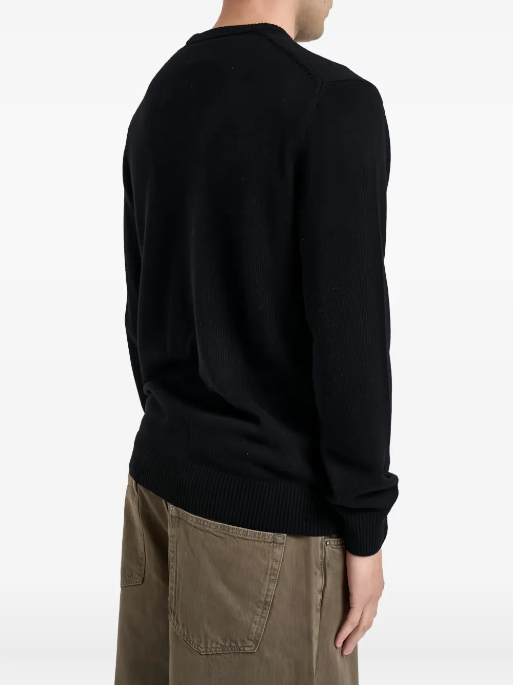 MC2 Saint Barth Après-Ski intarsia-knit sweater Zwart