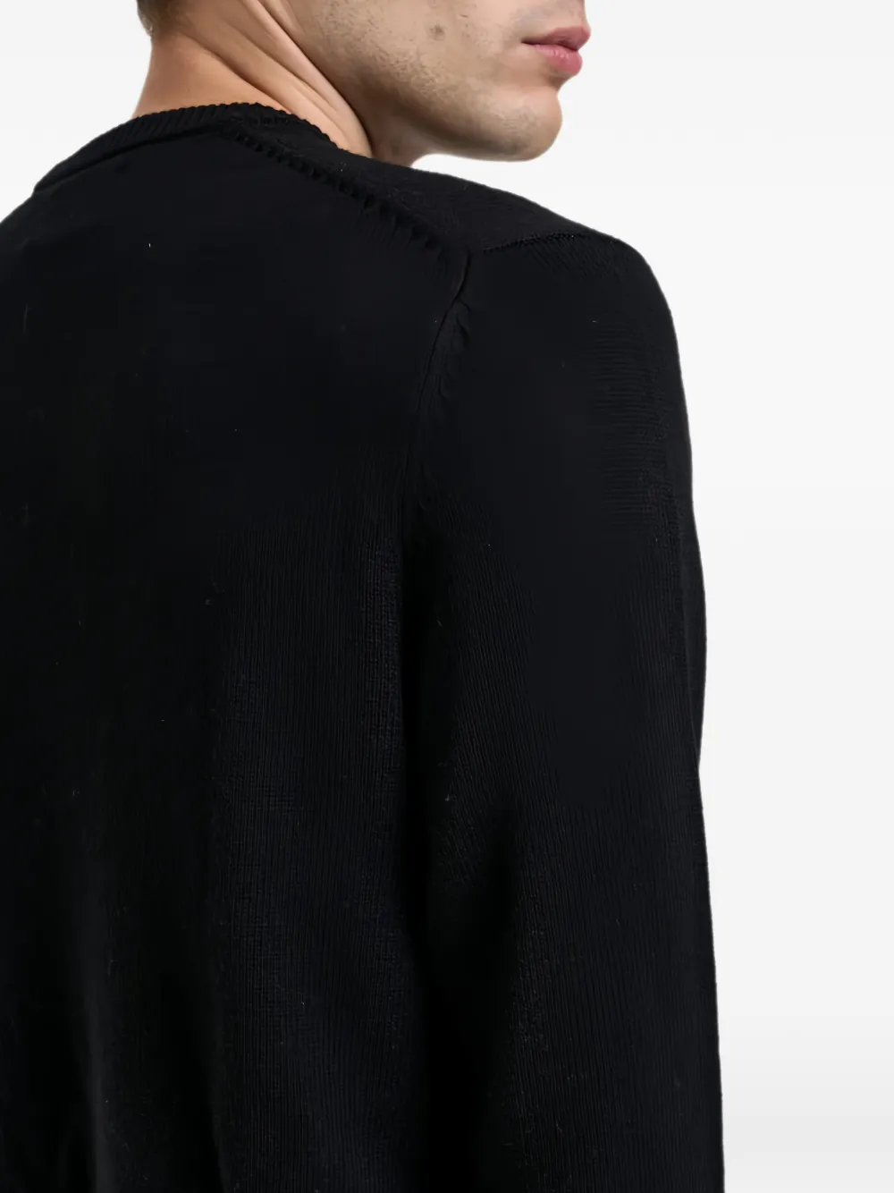 MC2 Saint Barth Après-Ski intarsia-knit sweater Zwart