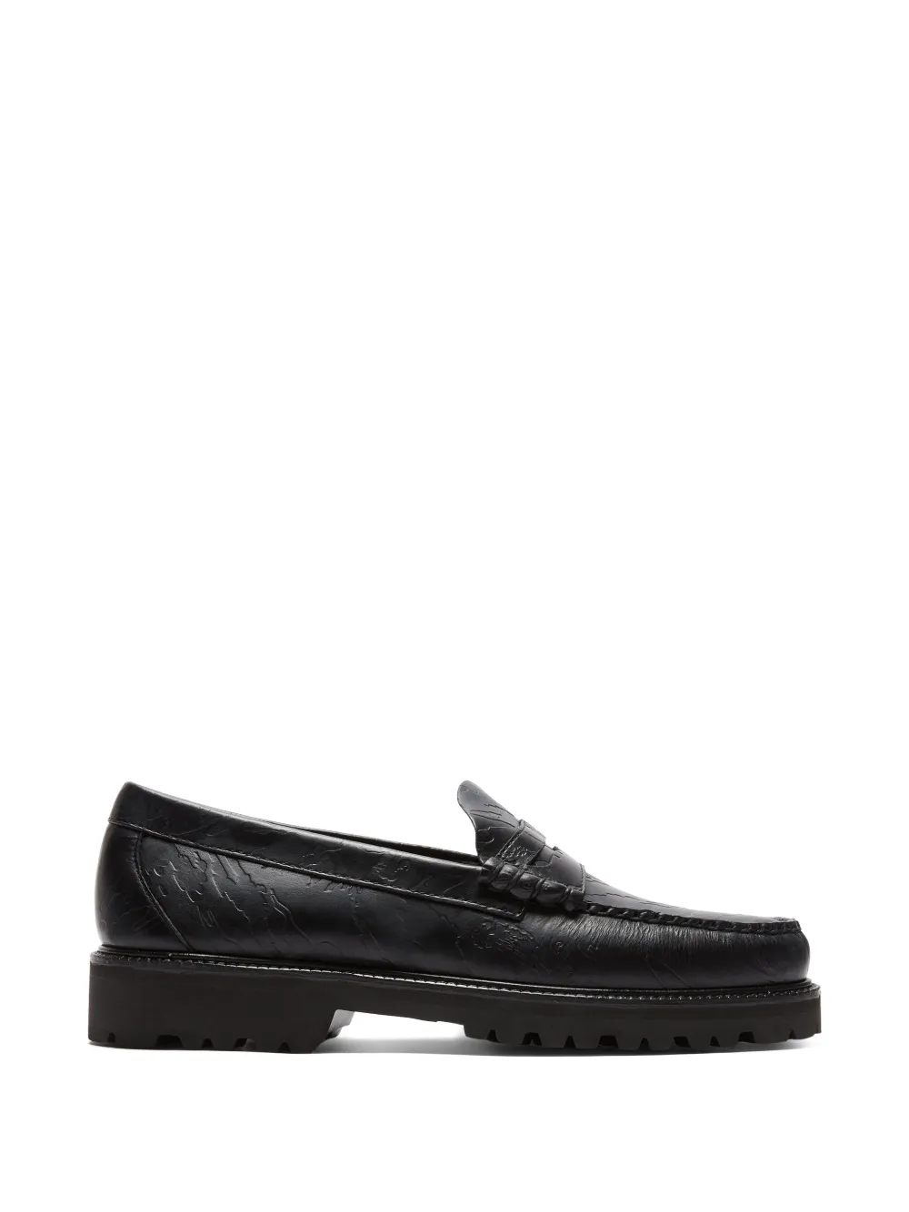 G.H.Bass Weejuns Lug Larson penny loafers - Nero