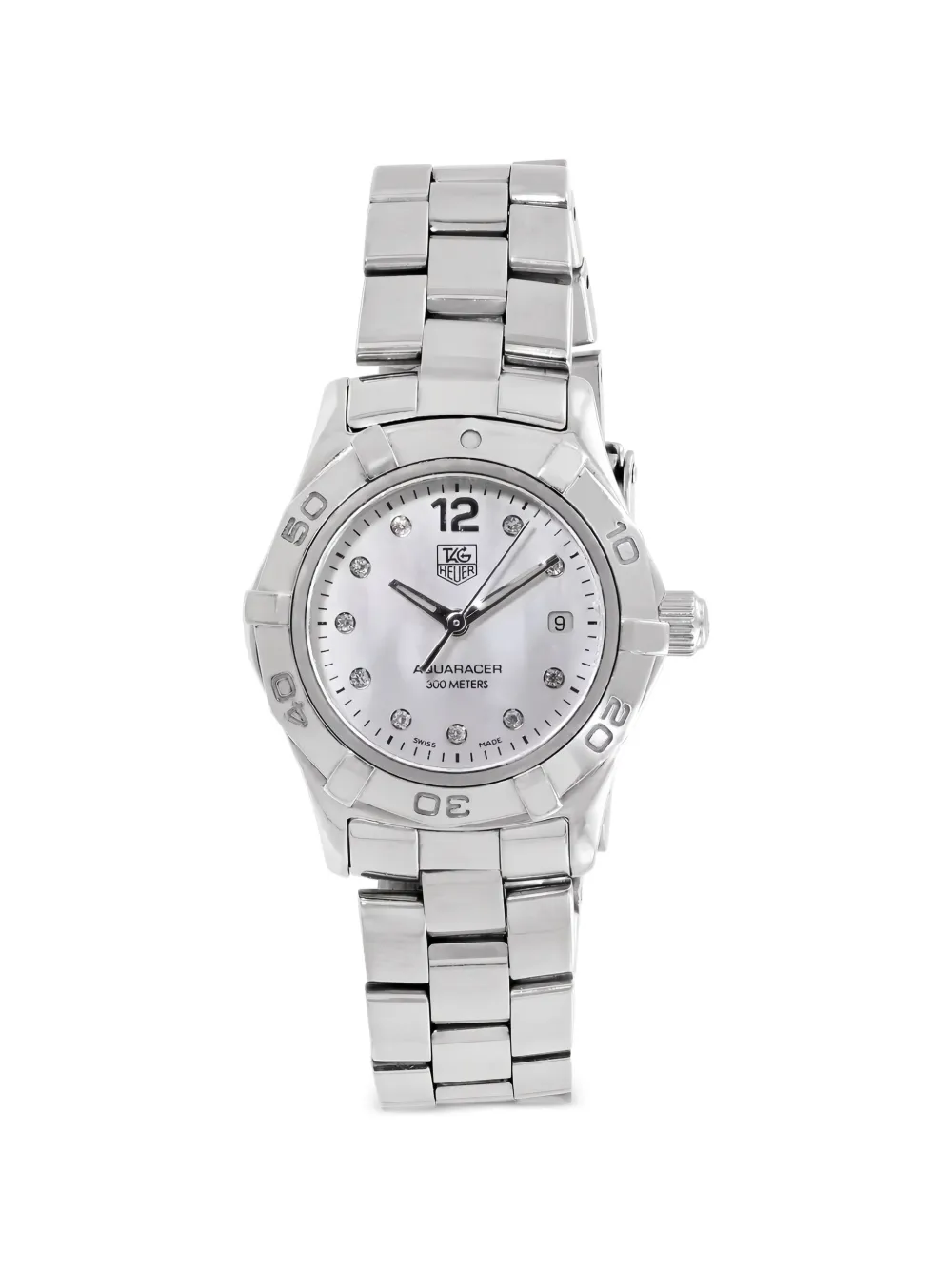 TAG Heuer Pre-Owned Aquaracer 28mm watch - Weiß