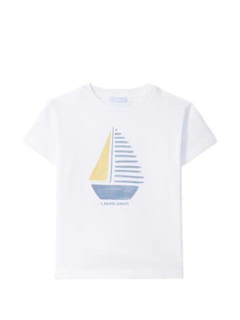 LARANJINHA boat-print T-shirt