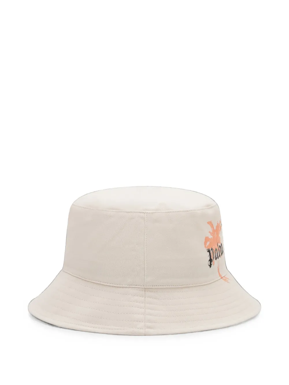 Palm Angels Vissershoed met logoprint Beige