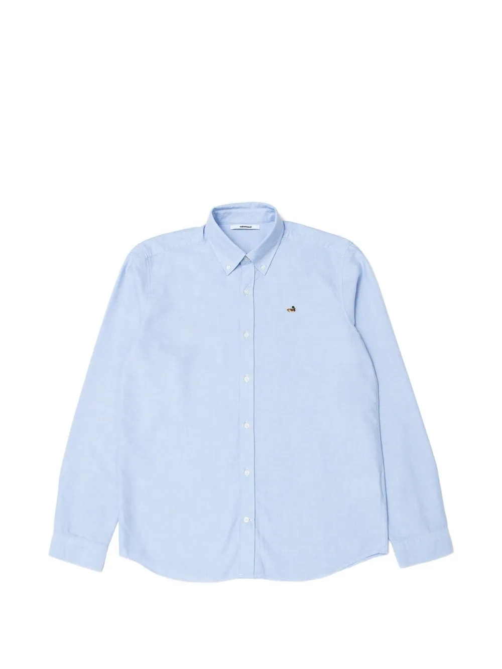 Edmmond Studios duck-embroidered Oxford shirt - Bleu Edmmond Studios duck-embroidered Oxford shirt - Bleu