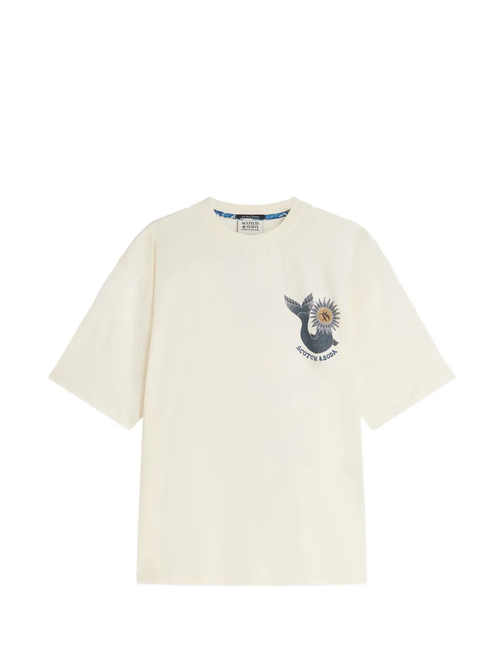 Scotch & Soda t-shirt à imprimé graphique - Tons neutres Scotch & Soda t-shirt à imprimé graphique - Tons neutres