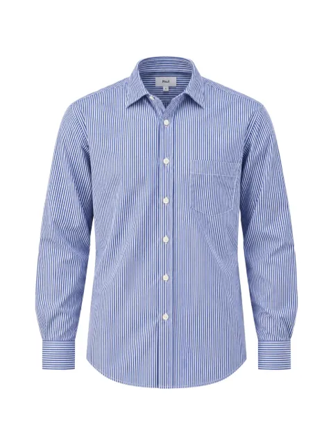 HARTFORD Paul vertical-stripe shirt
