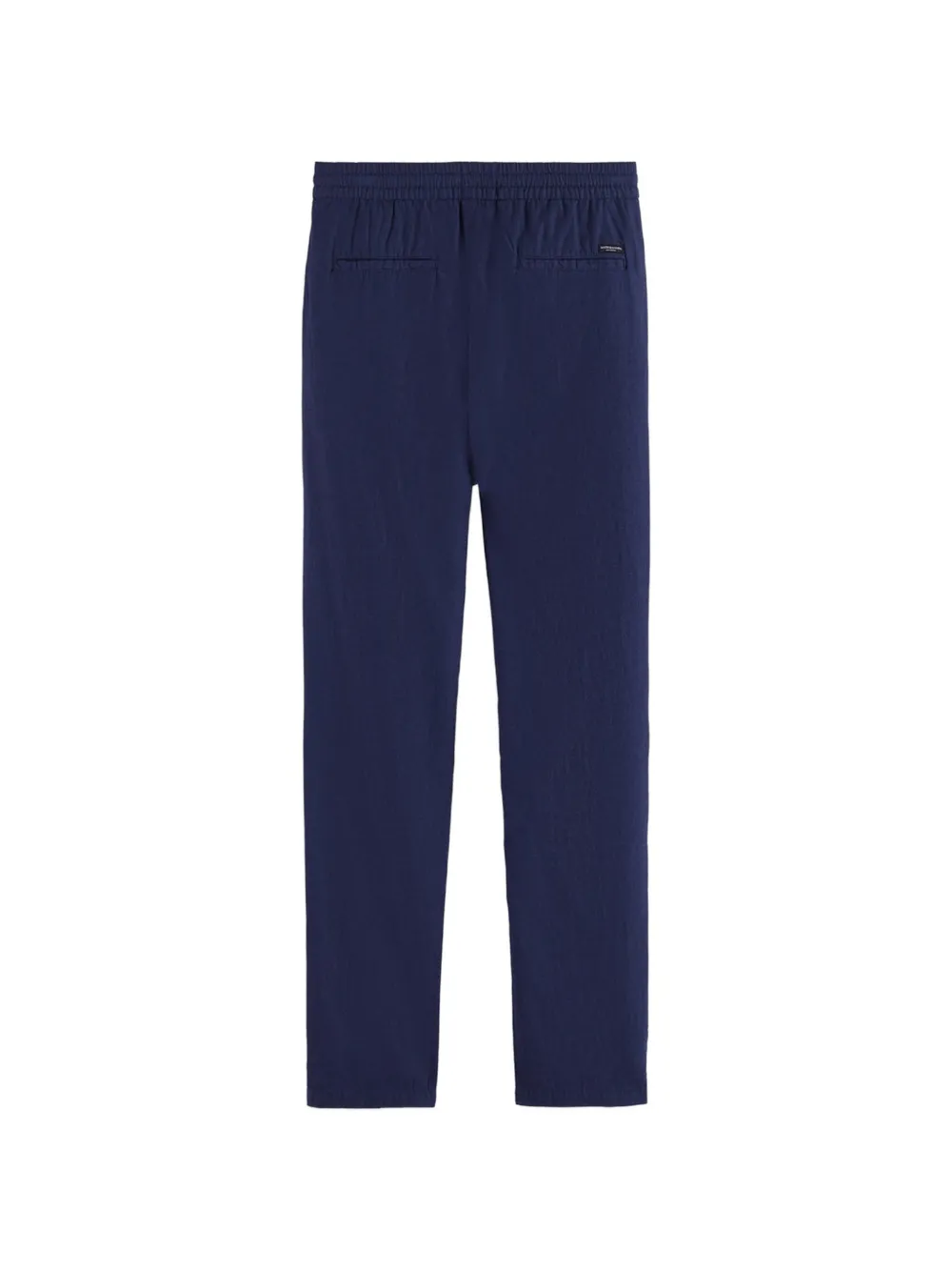Scotch & Soda Warren broek met trekkoordtaille Blauw