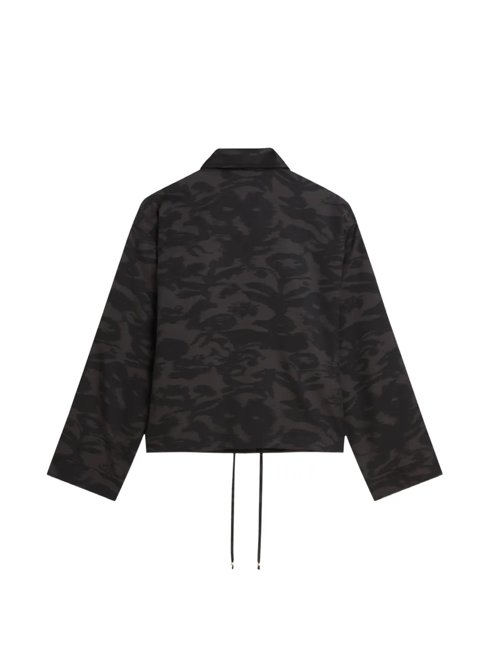 Scotch & Soda Blouse met trekkoord en patroon Zwart