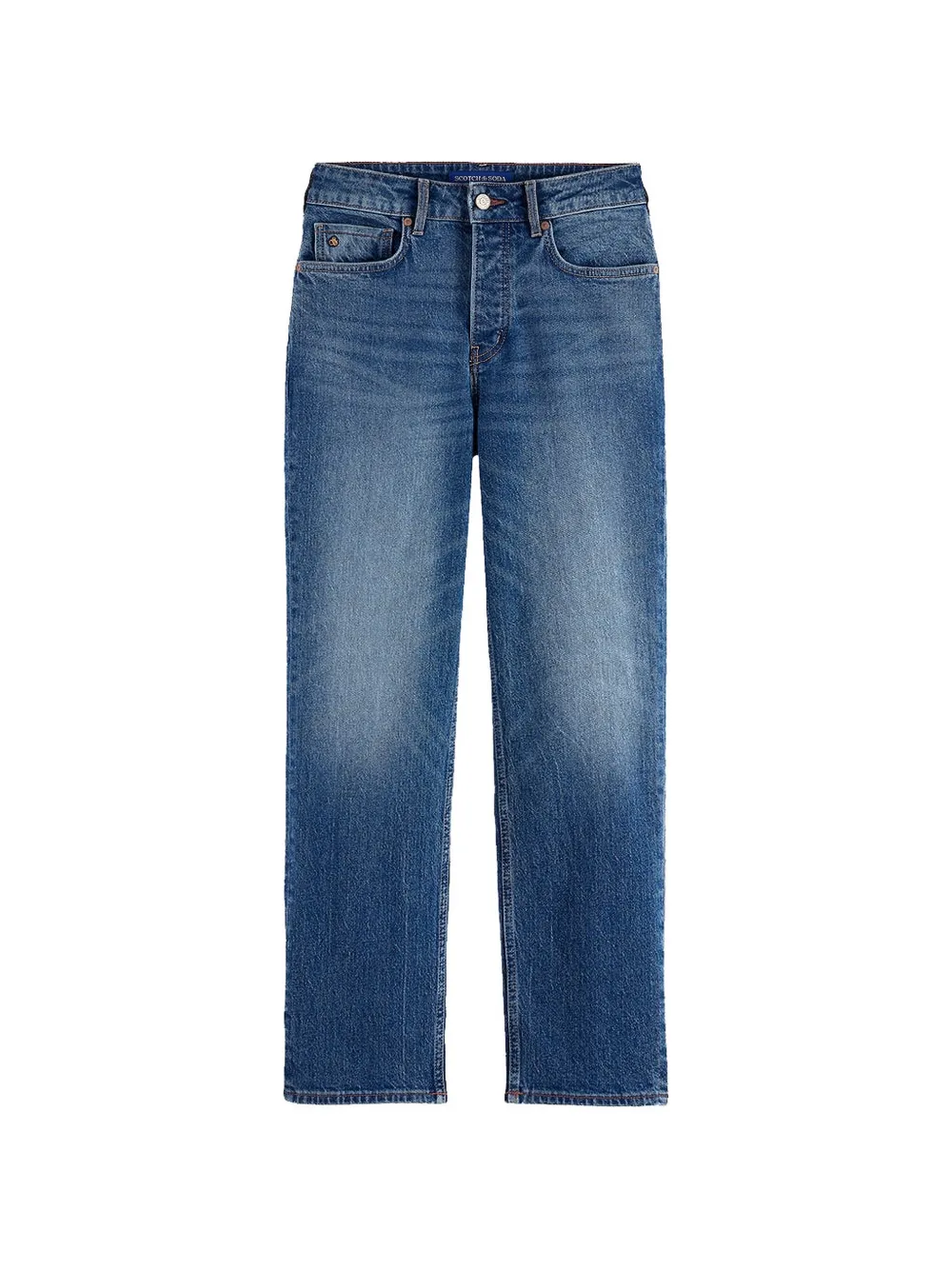 Scotch & Soda faded straight-leg jeans - Blu