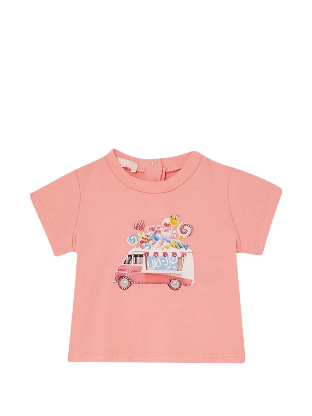 Liu Jo Kids graphic-print shorts set Roze