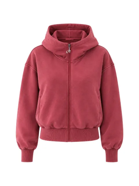 DEHA zip-up hooded hoodie