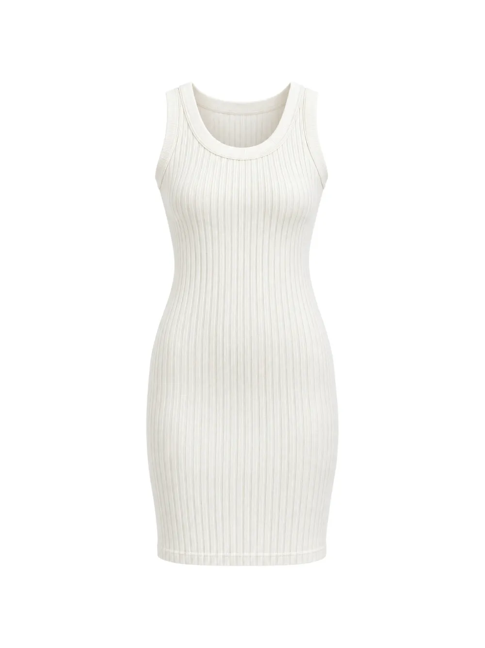 SUN68 KIDS ribbed-knit sleeveless dress - Tons neutres SUN68 KIDS ribbed-knit sleeveless dress - Tons neutres