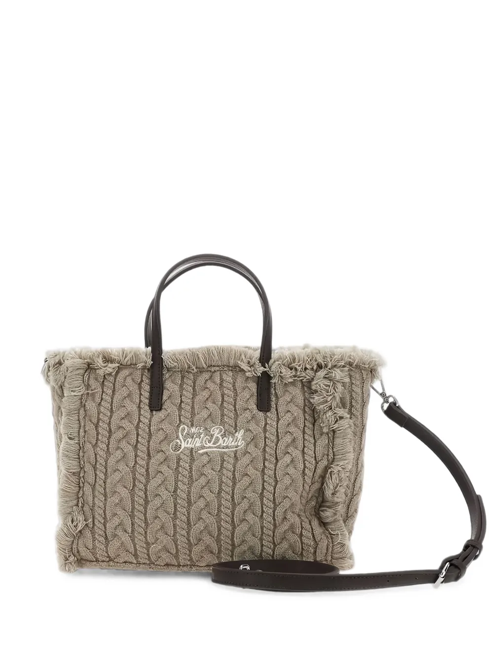 MC2 Saint Barth Colette cable-knit tote bag