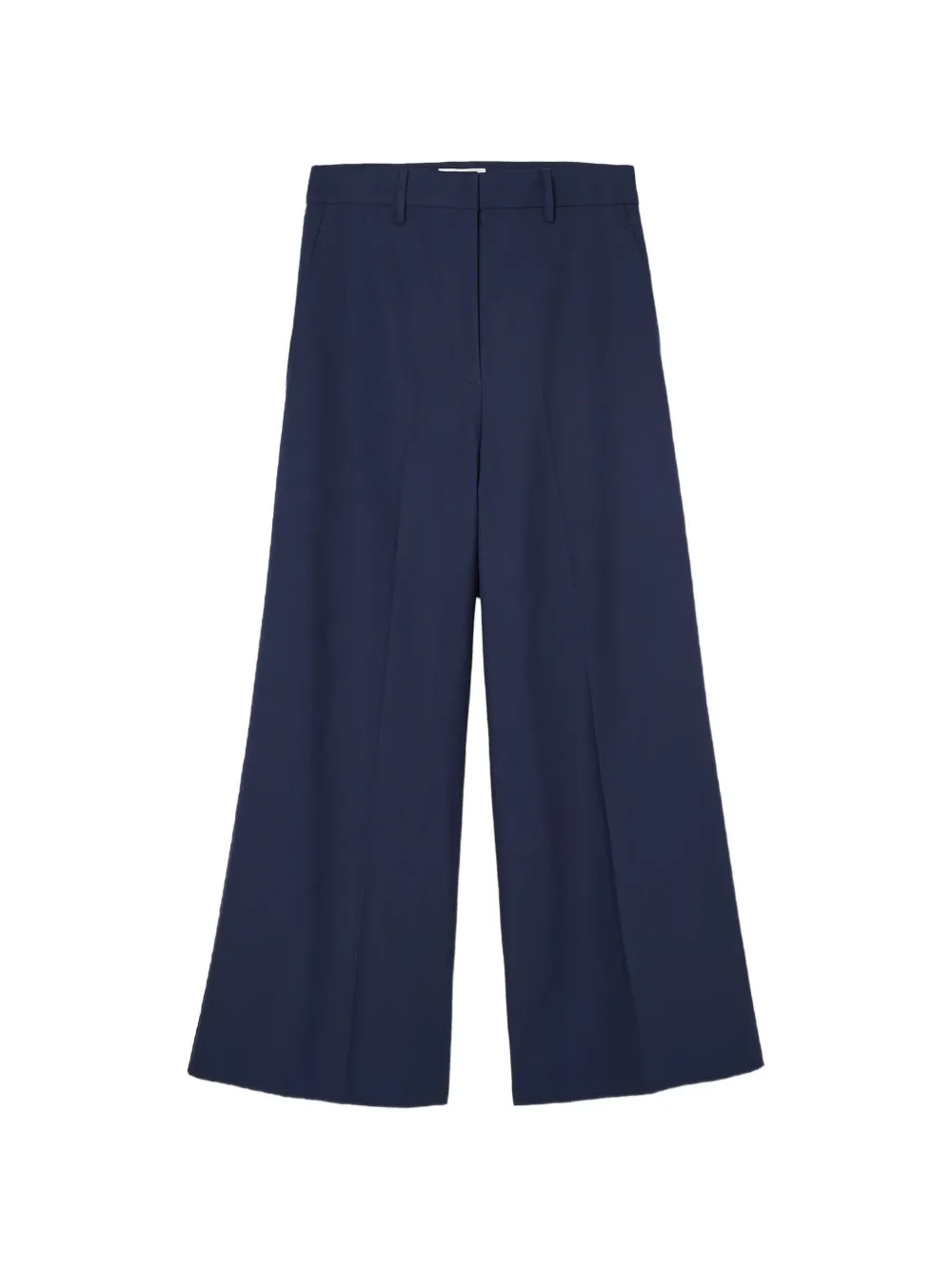 PSOPHIA pressed-crease wide-leg trousers - Blau
