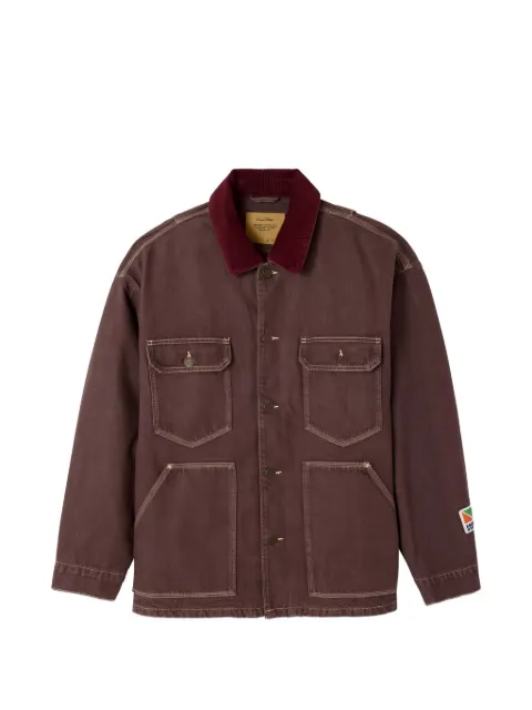 American Vintage Ymobay corduroy-collar jacket