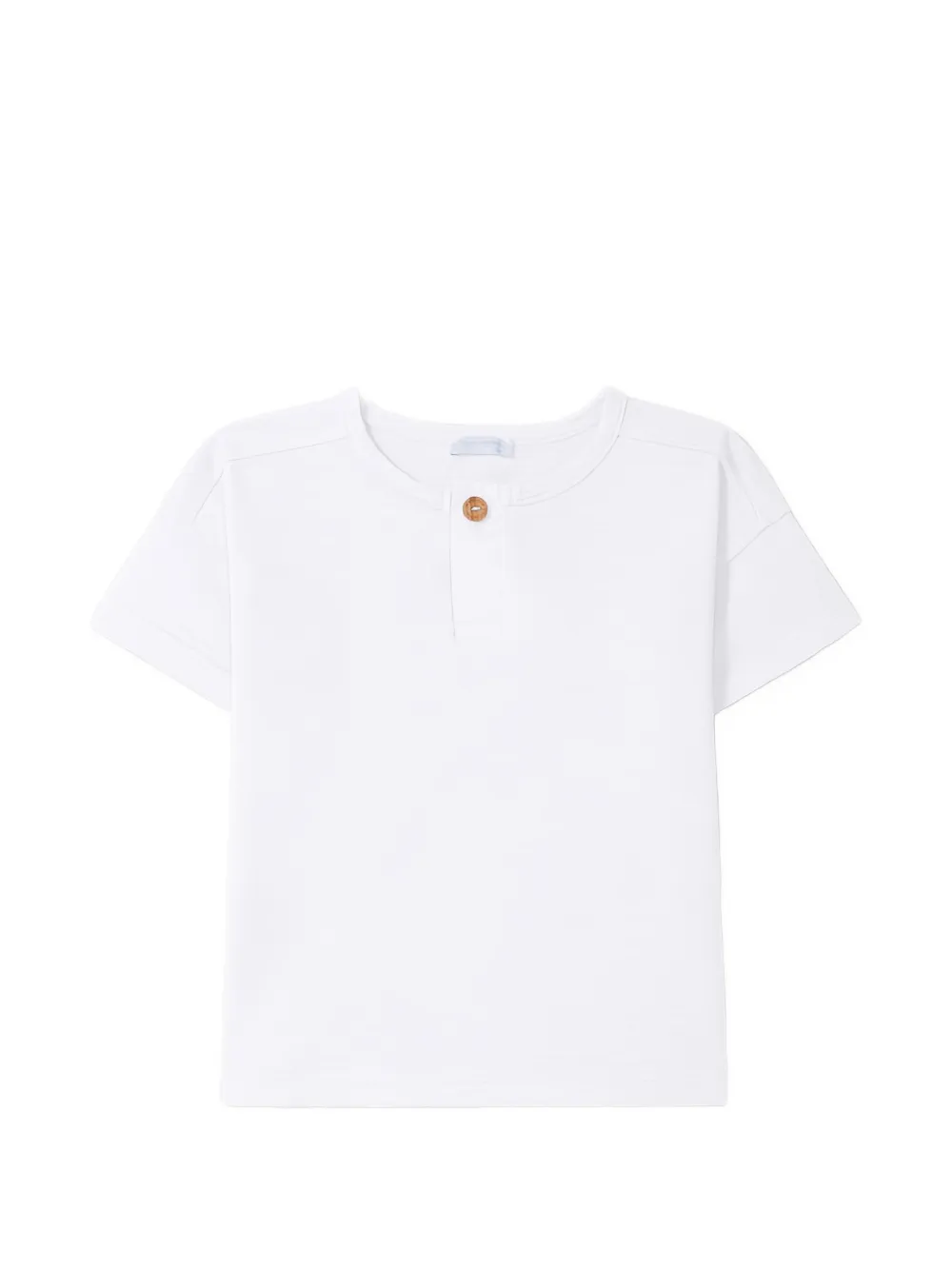 LARANJINHA button-placket T-shirt - Bianco