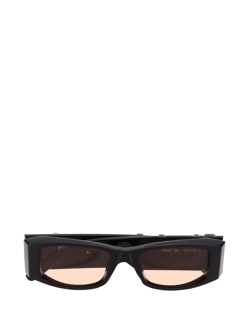Palm Angels logo-plaque rectangle-frame sunglasses - Noir Palm Angels logo-plaque rectangle-frame sunglasses - Noir