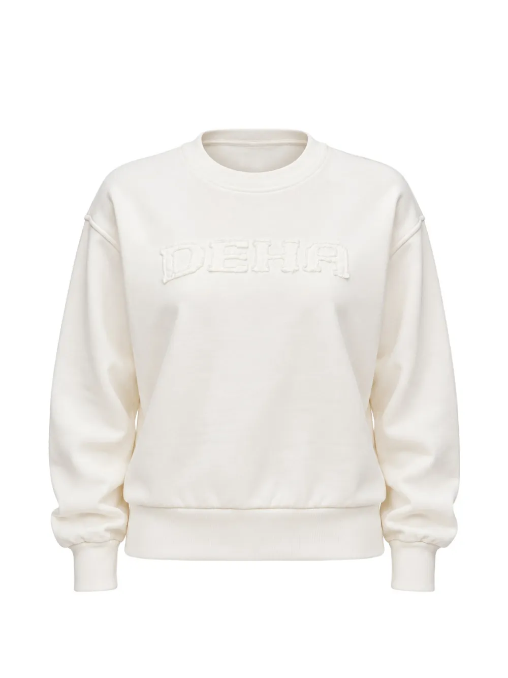 DEHA logo-appliqué sweatshirt - Tons neutres DEHA logo-appliqué sweatshirt - Tons neutres