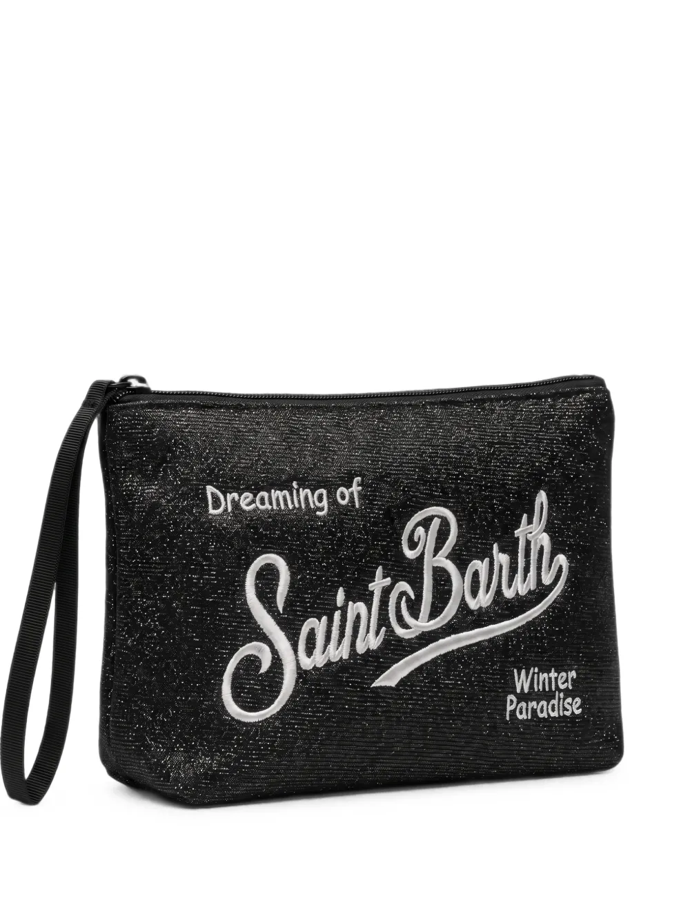 MC2 Saint Barth Aline lurex clutch bag - Noir MC2 Saint Barth Aline lurex clutch bag - Noir
