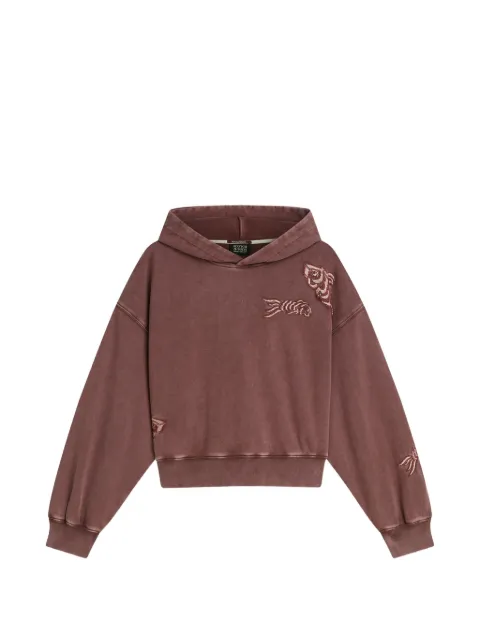 Scotch & Soda embroidered washed hoodie