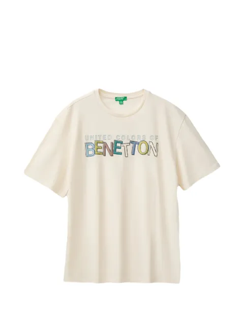 Benetton logo-print T-shirt