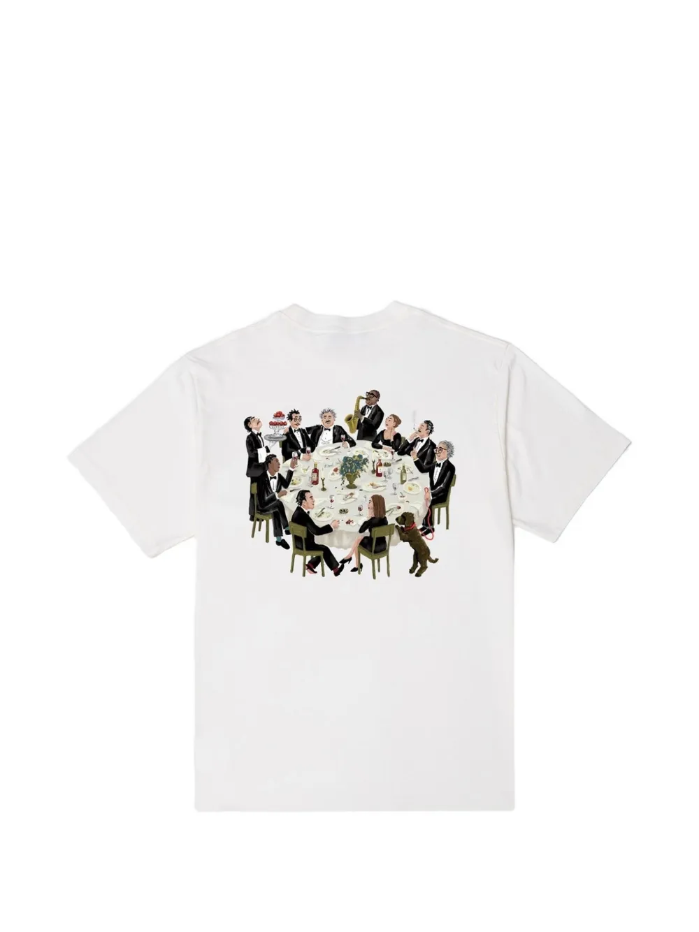 Edmmond Studios T-shirt met grafische print Wit