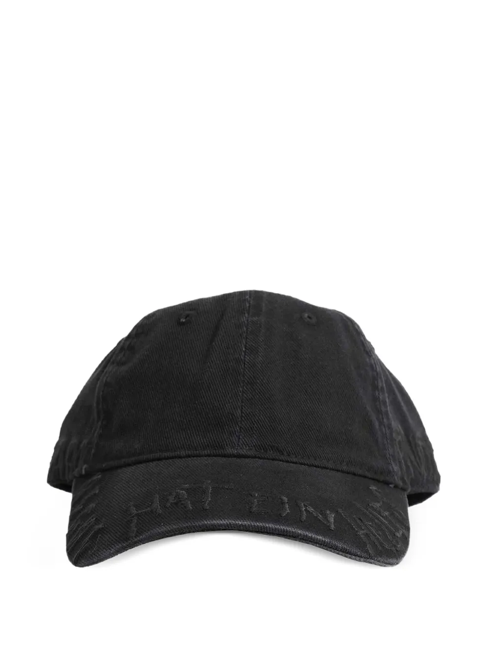 44 LABEL GROUP EDN embroidered cotton cap - Noir