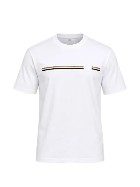 HUGO stripe-detail crew-neck T-shirt