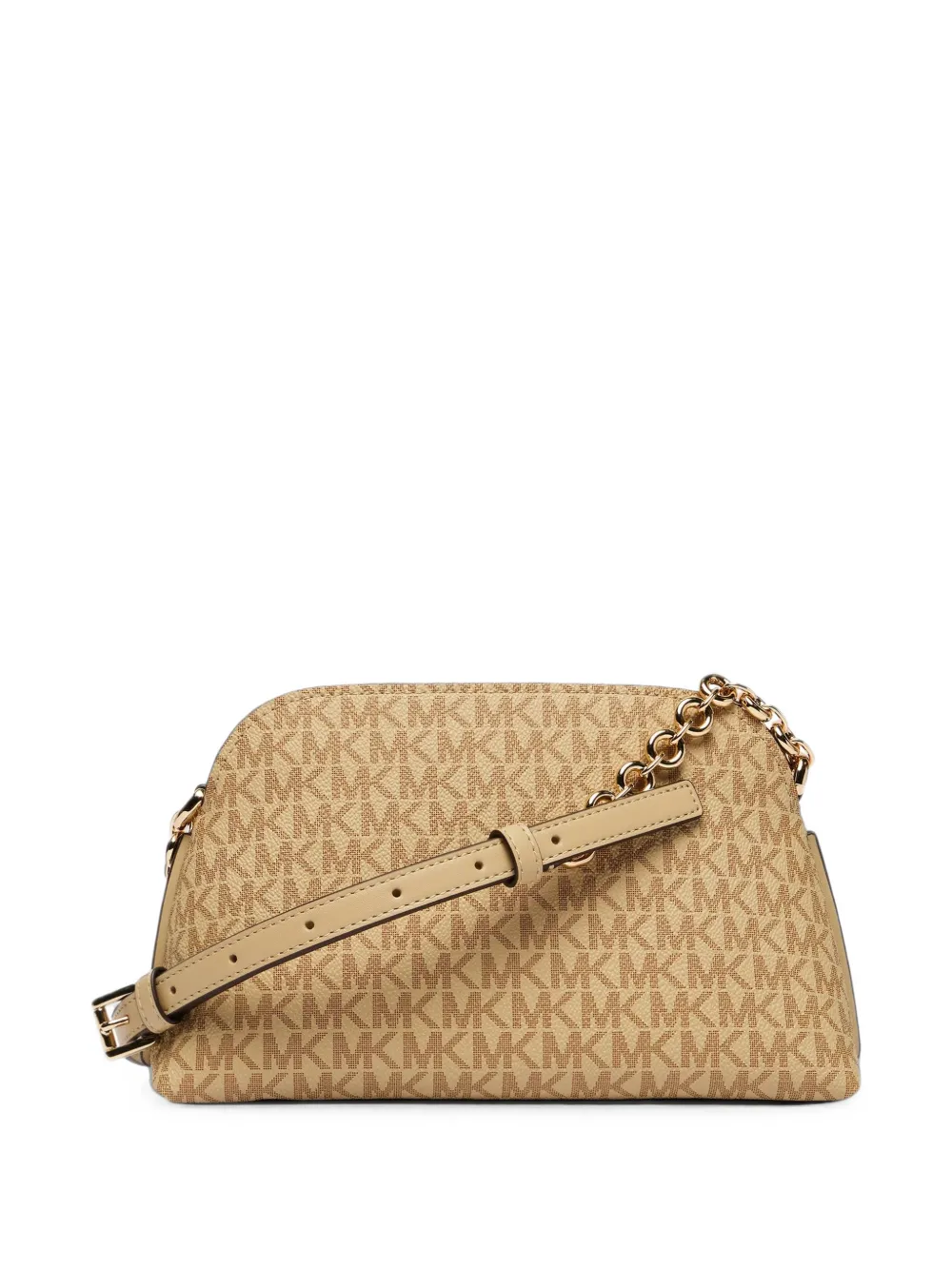 Michael Kors Koepelvormige schoudertas met logo-monogram Beige