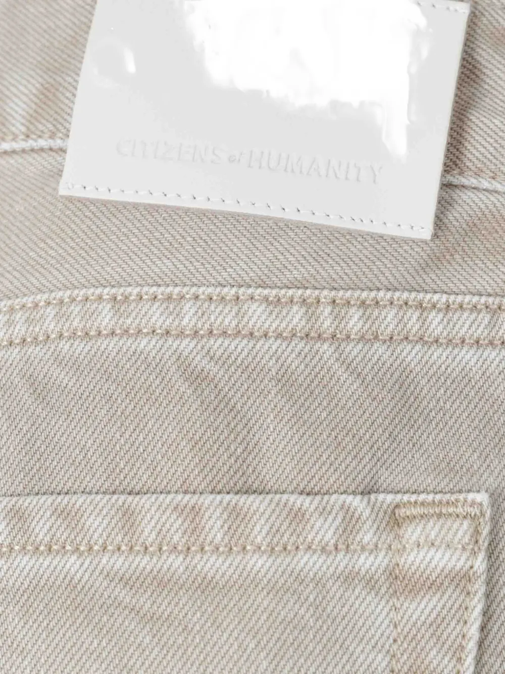 Citizens of Humanity Miro jeans met wijde pijpen Beige