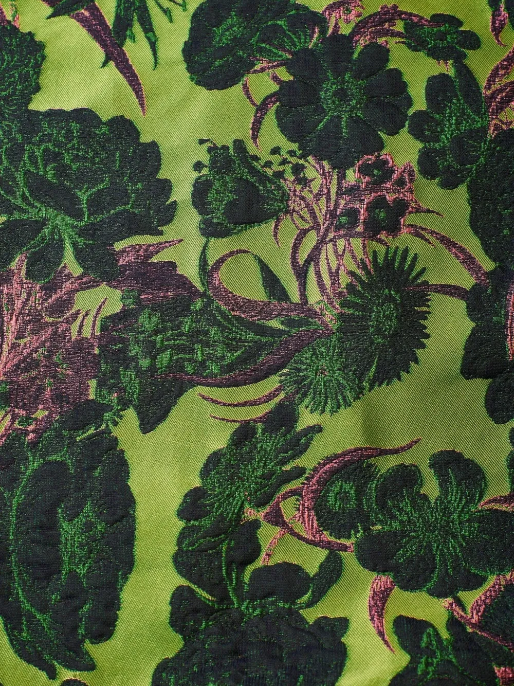 PSOPHIA floral-jacquard belted kimono jacket Groen