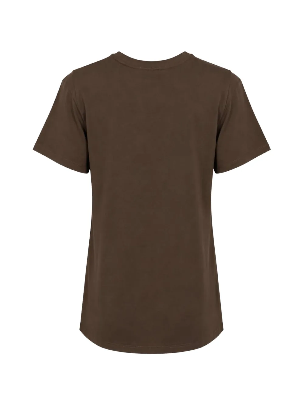 TWINSET T-shirt met geborduurd logo Bruin