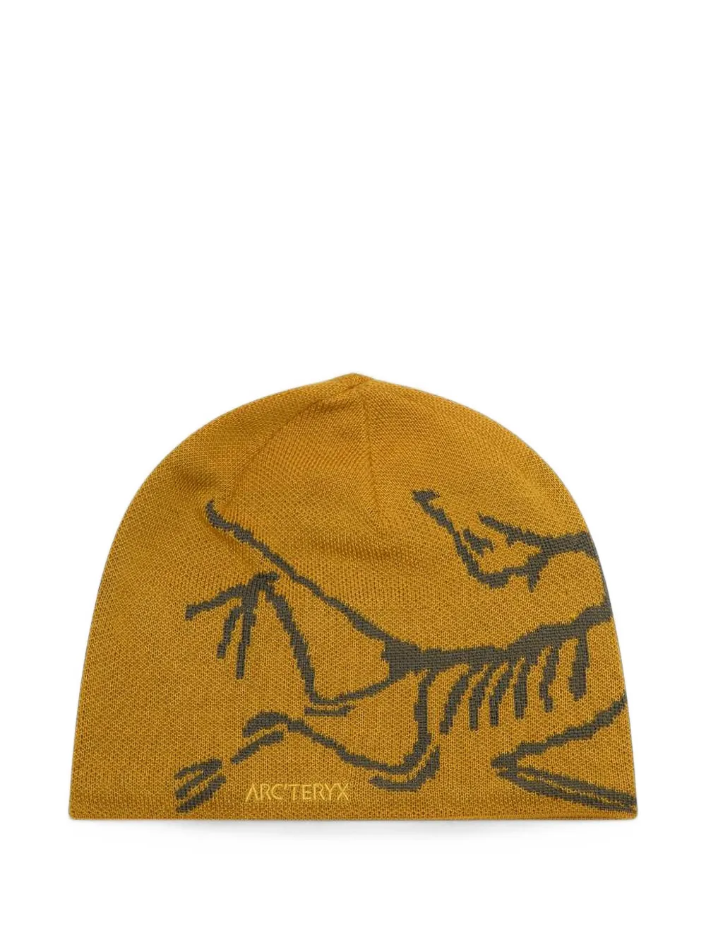 Arc'teryx Bird logo-print beanie hat - Jaune Arc'teryx Bird logo-print beanie hat - Jaune