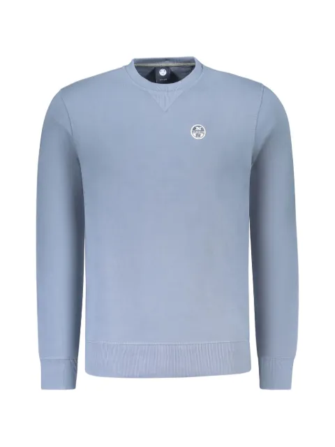 North Sails logo-patch crew-neck sweatshirt