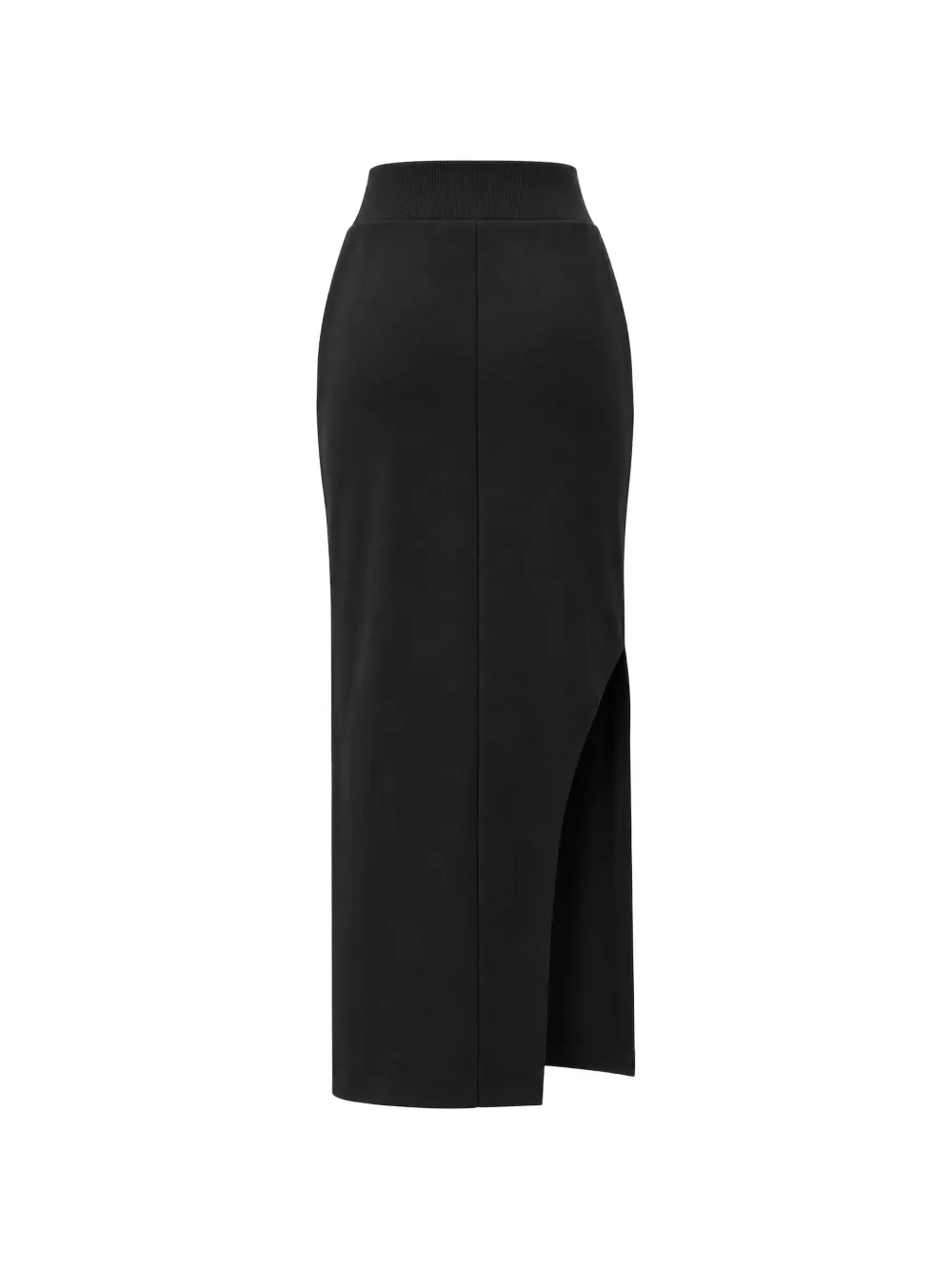 Thom Krom side-slit midi skirt Zwart