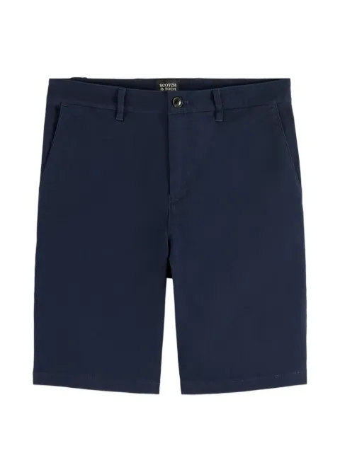 Scotch & Soda embroidered-logo chino shorts