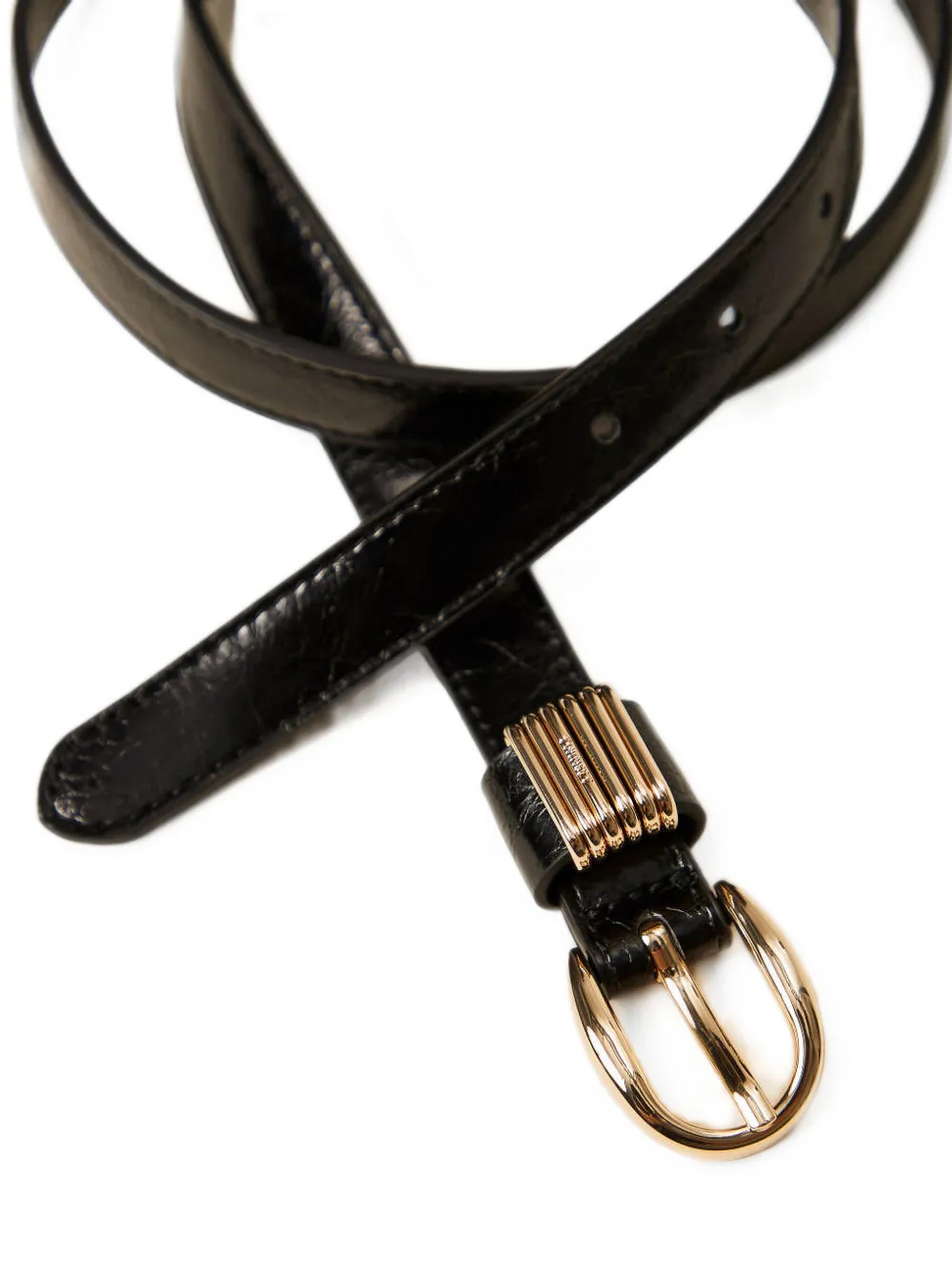 TWINSET Riem met metalen lussen Zwart