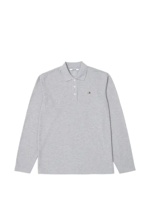 Edmmond Studios long-sleeve logo-embroidered polo shirt
