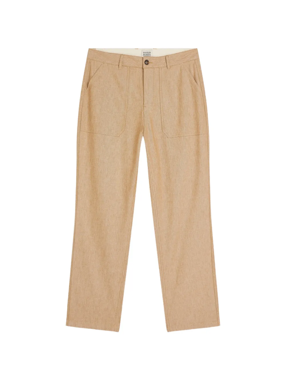 Scotch & Soda Harper straight-leg trousers - Tons neutres Scotch & Soda Harper straight-leg trousers - Tons neutres