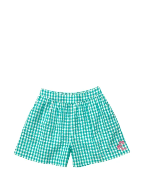SUN68 KIDS gingham-check shorts