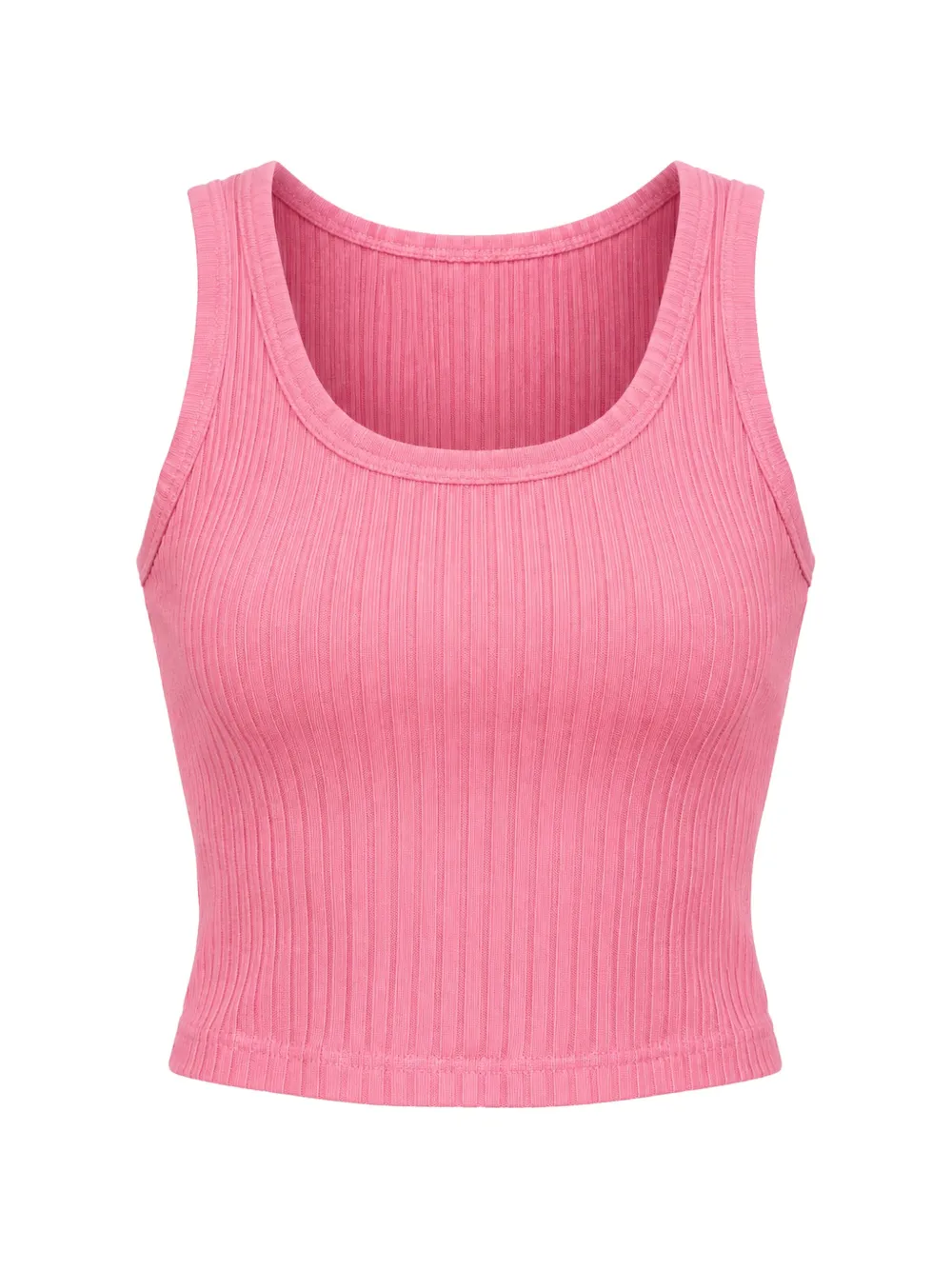 SUN68 KIDS ribbed-knit tank top - Rosa