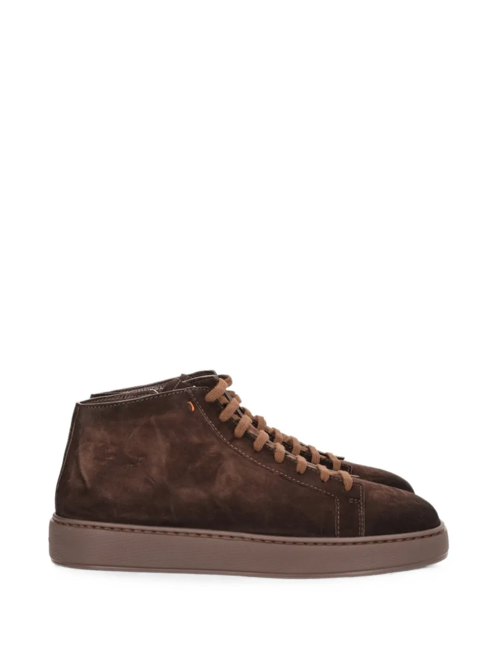 Santoni suede high-top sneakers