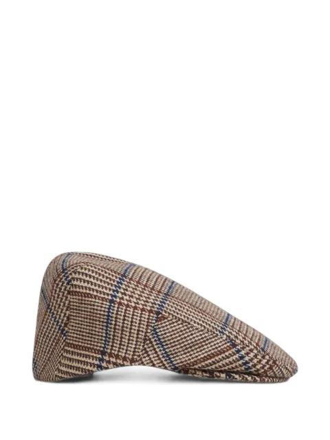 Lock & Co. Hatters Gill check-pattern flat cap