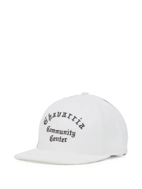 Willy Chavarria Chavarria Community Center embroidered flat-visor cap
