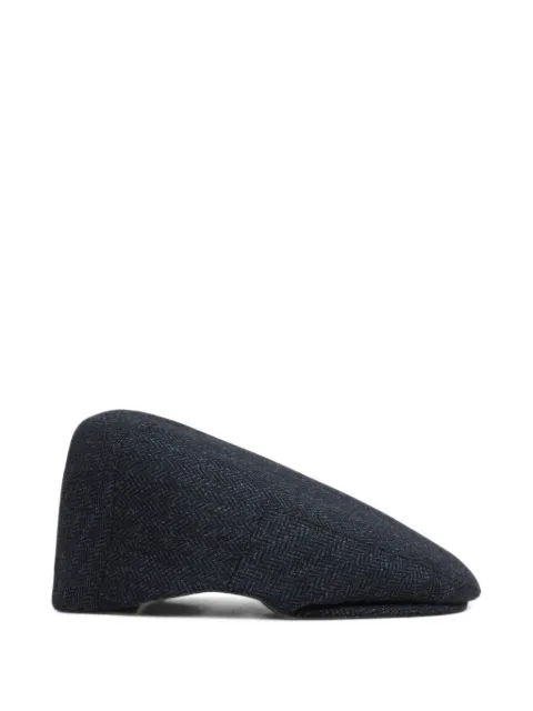 Lock & Co. Hatters Gill herringbone flat cap