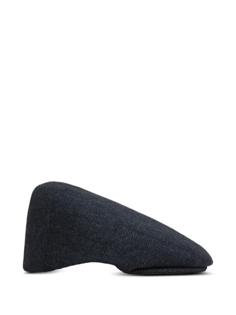 Lock & Co. Hatters Gill Schiebermütze mit Fischgrätenmuster