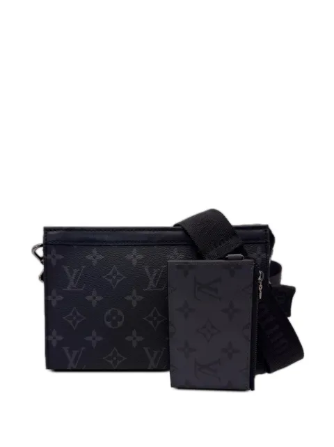 Louis Vuitton Pre-Owned 2021-2026 Monogram Eclipse Gaston Wearable Wallet crossbody bag