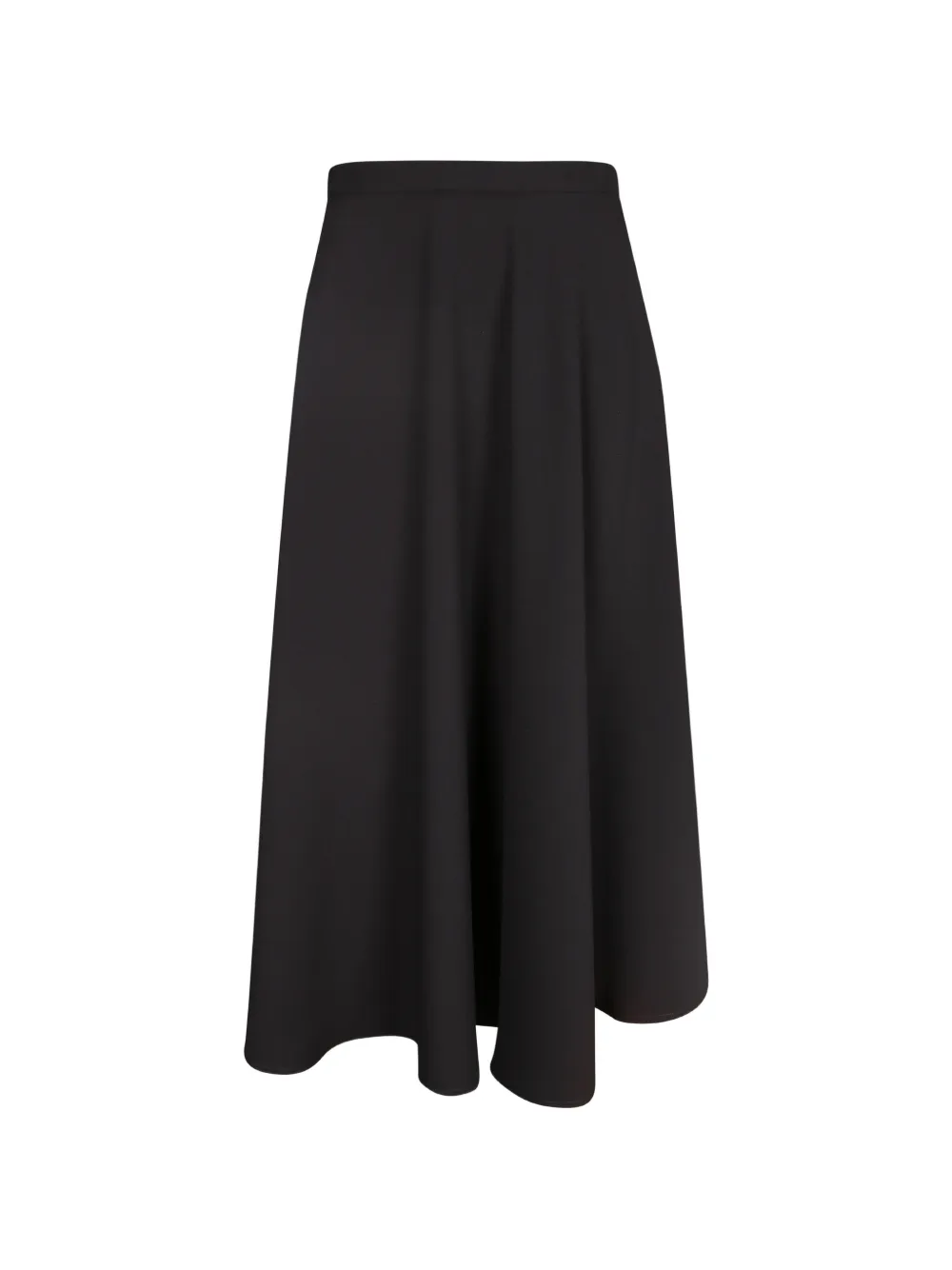 Blanca Vita high-waisted A-line maxi skirt - Noir Blanca Vita high-waisted A-line maxi skirt - Noir