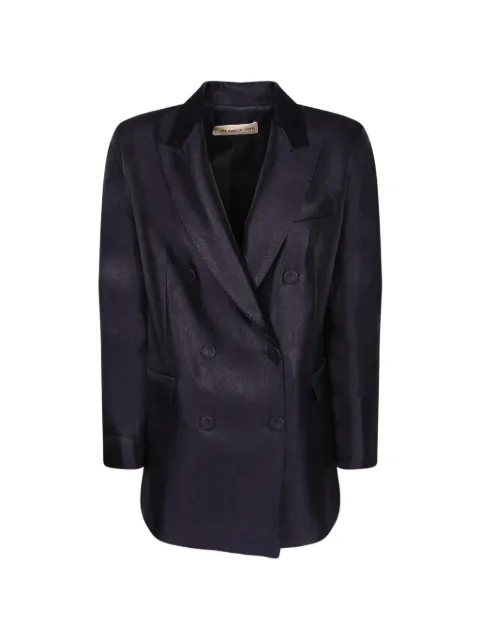 Blanca Vita peak-lapel double-breasted blazer