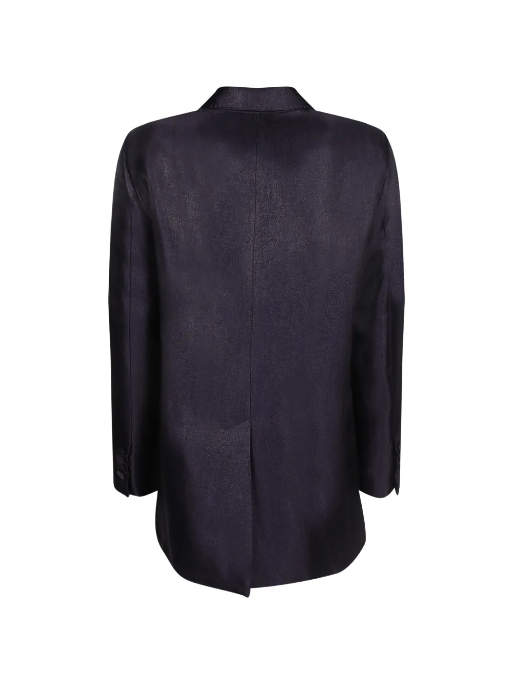 Blanca Vita peak-lapel double-breasted blazer Blauw