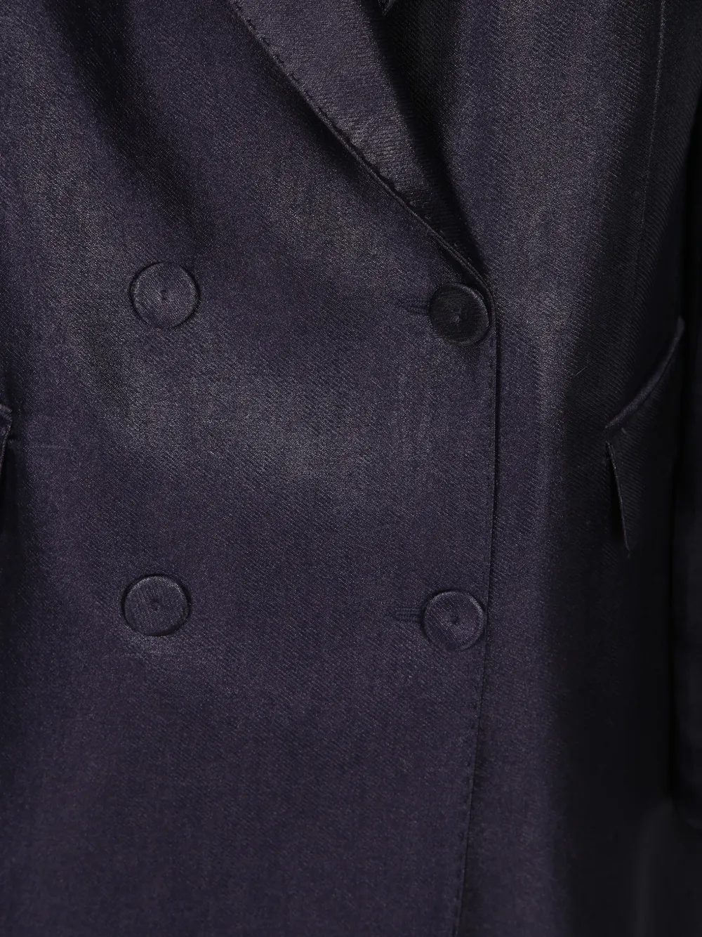 Blanca Vita peak-lapel double-breasted blazer Blauw